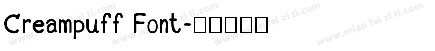 Creampuff Font字体转换